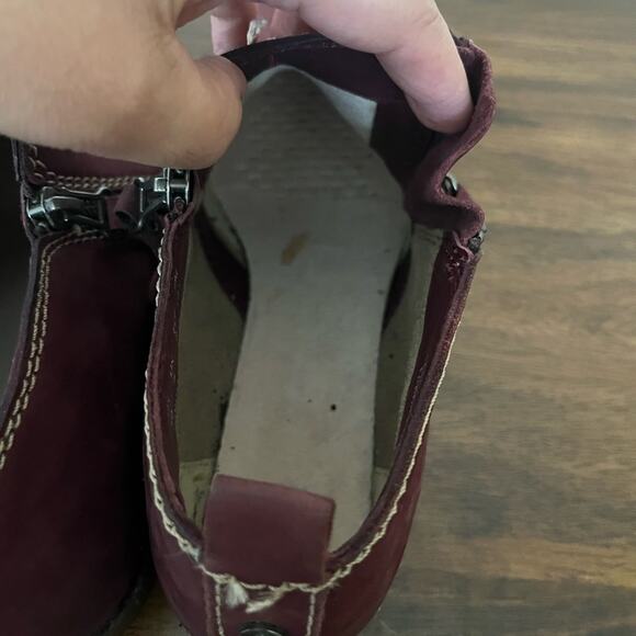 Hush Puppies Mazin Cayto boots in burgundy - Picture 14 of 14